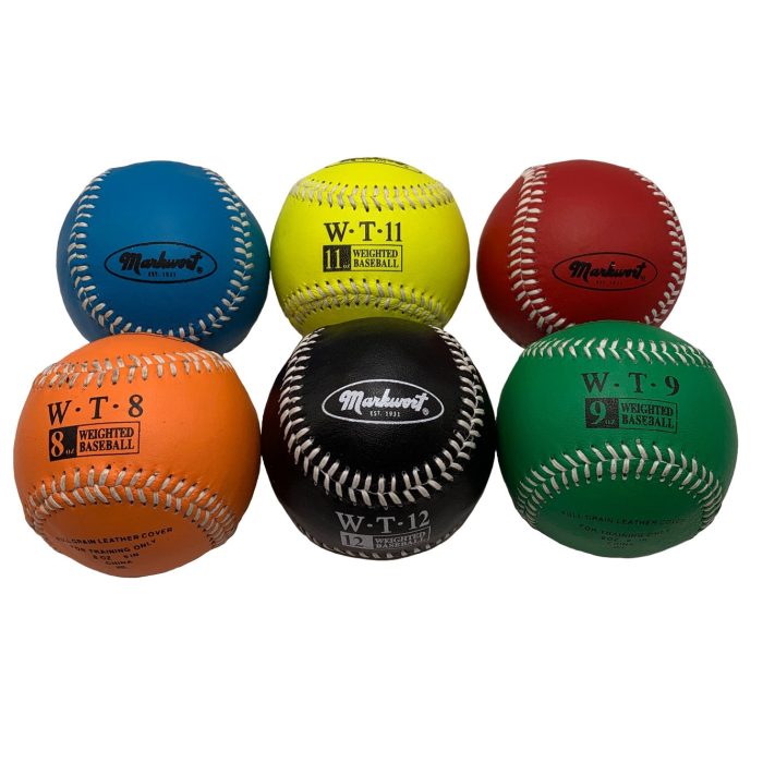 Weighted Baseball Set – Leather Cover 7-8-9-10-11-12oz